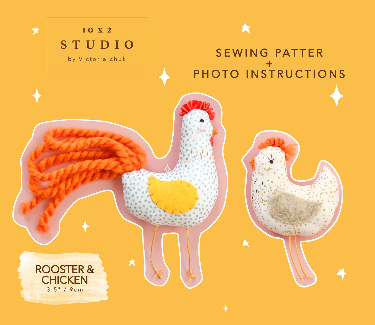 ROOSTER AND HEN