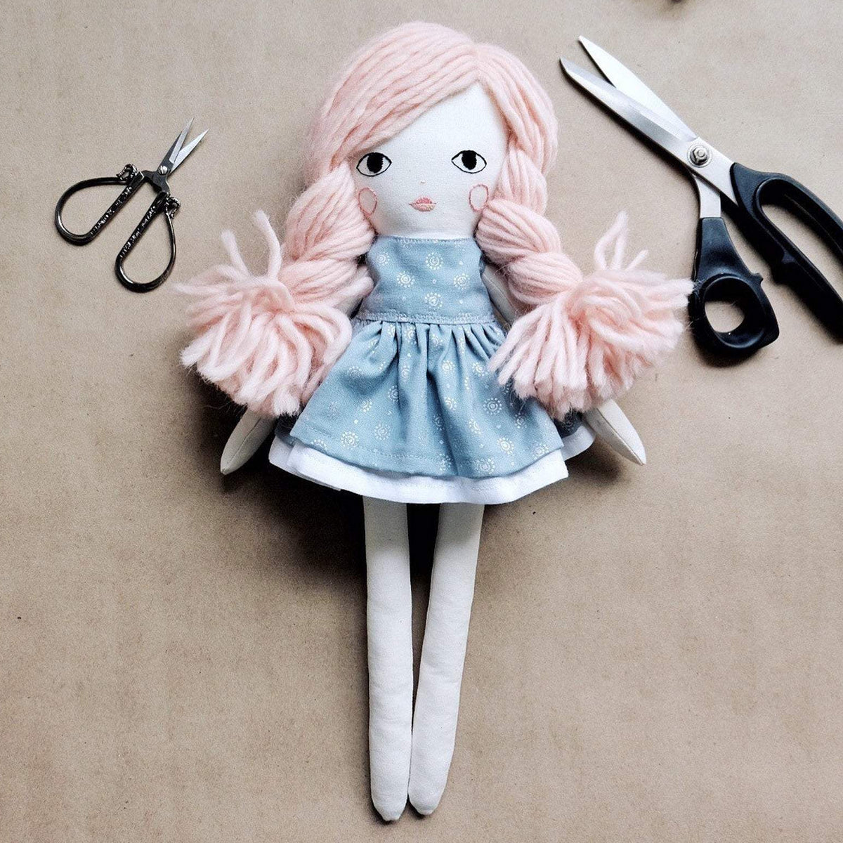 2-in-1: Material Kit & Pattern for Doll Juno / Doll Making Instructions and  Kit 