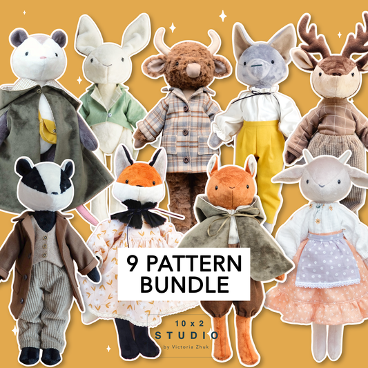 9 Anthro Animal Bundle
