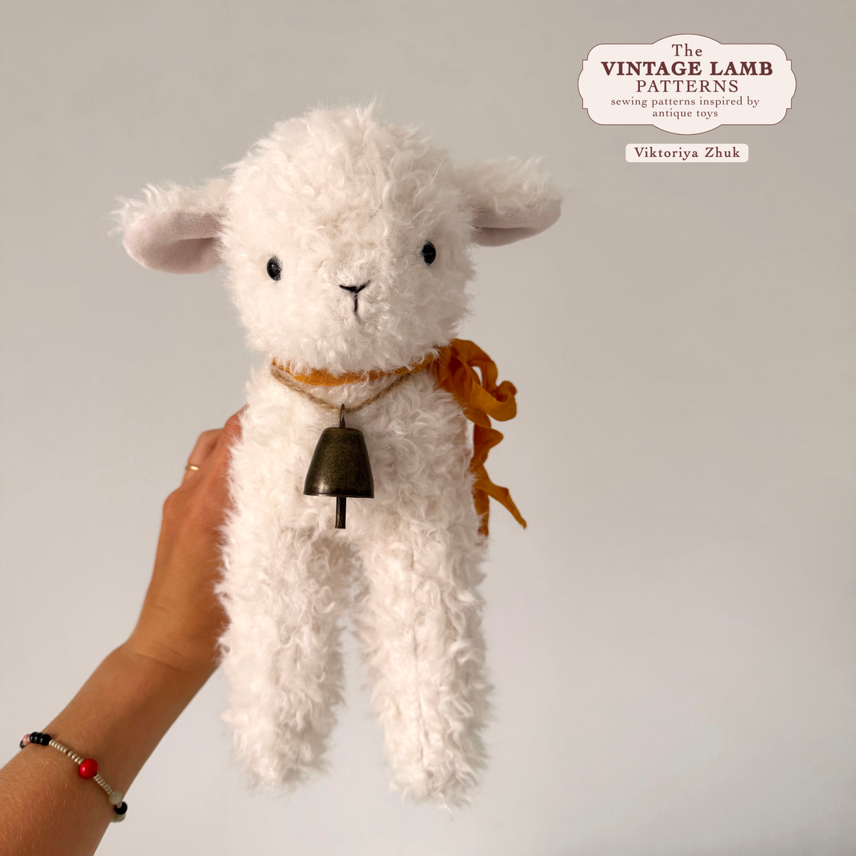 * vintage animal ❀ 垂れたお耳が可愛い 羊ちゃん Lamb Plushie Sewing Pattern | Digital PDF – 10x2 Studio
