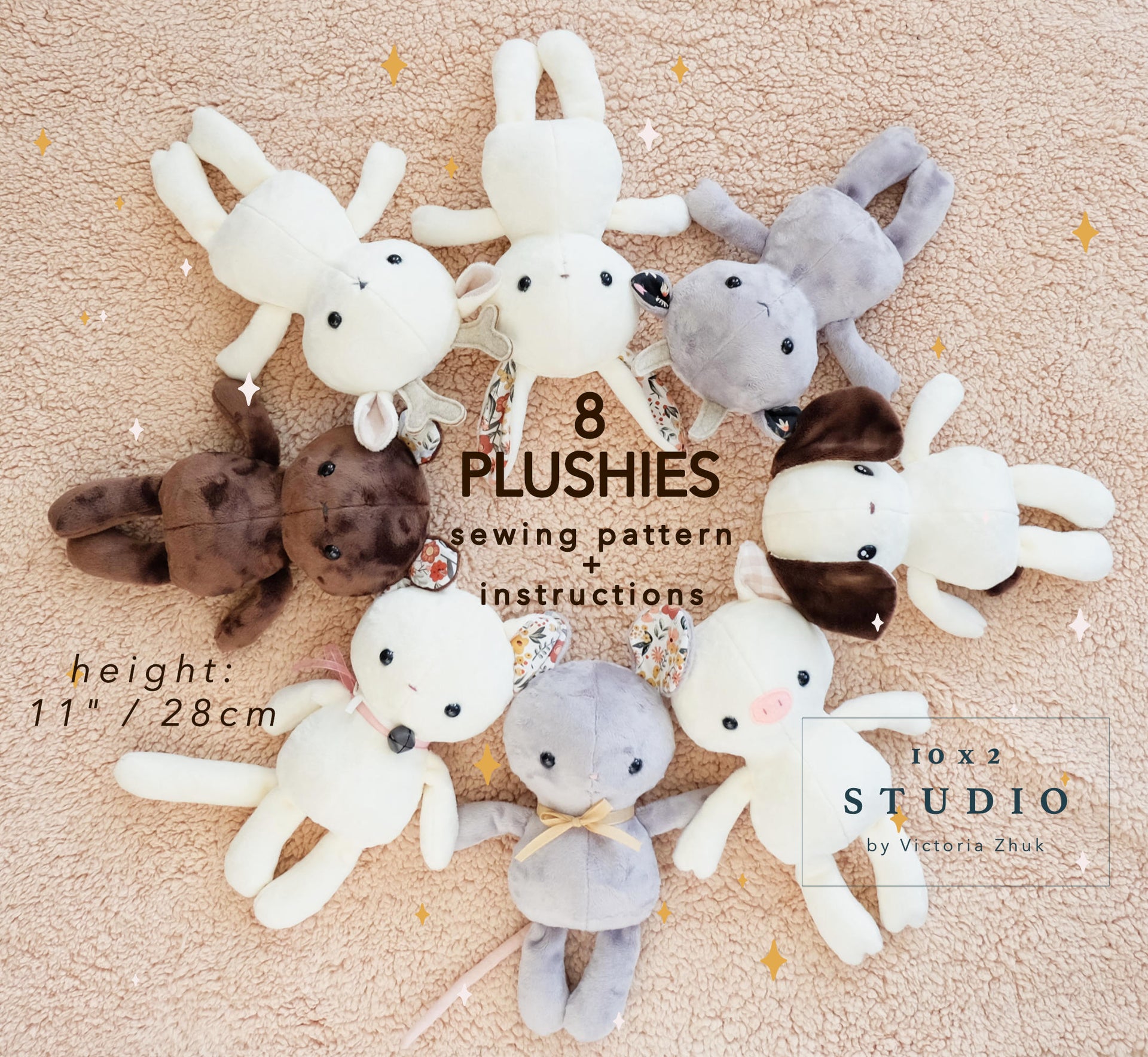 8 PLUSHIES
